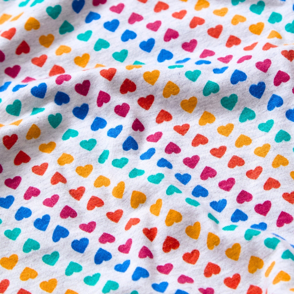 Girls Rainbow Hearts Pyjamas
