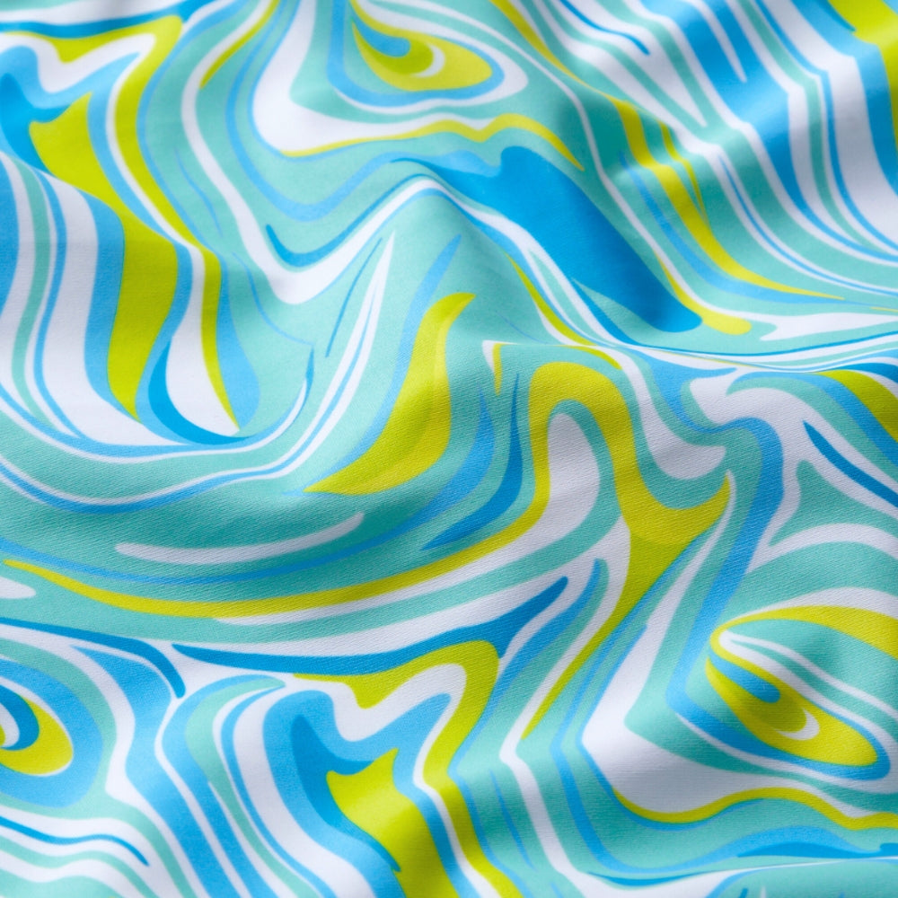 Girls Swirl Print Bikini Set