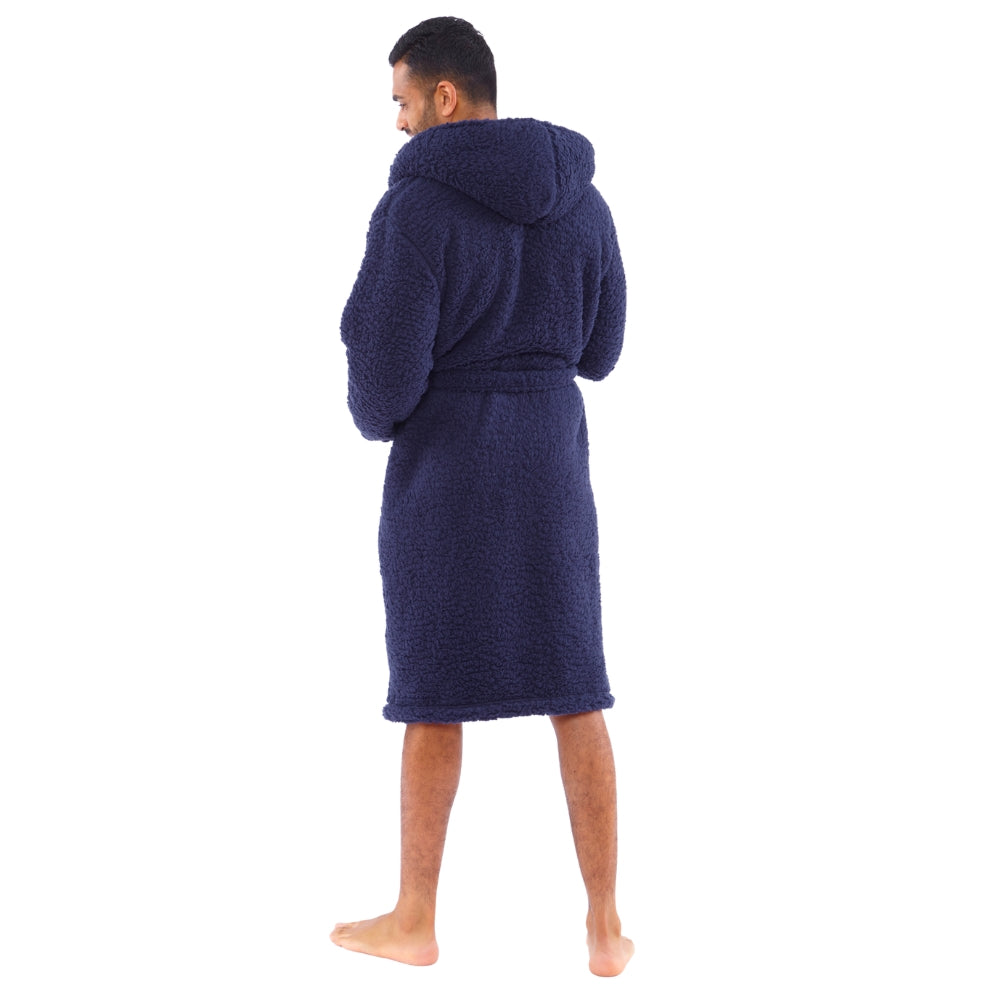 Men's Teddy Fleece Dressing Gown (15592157774206)