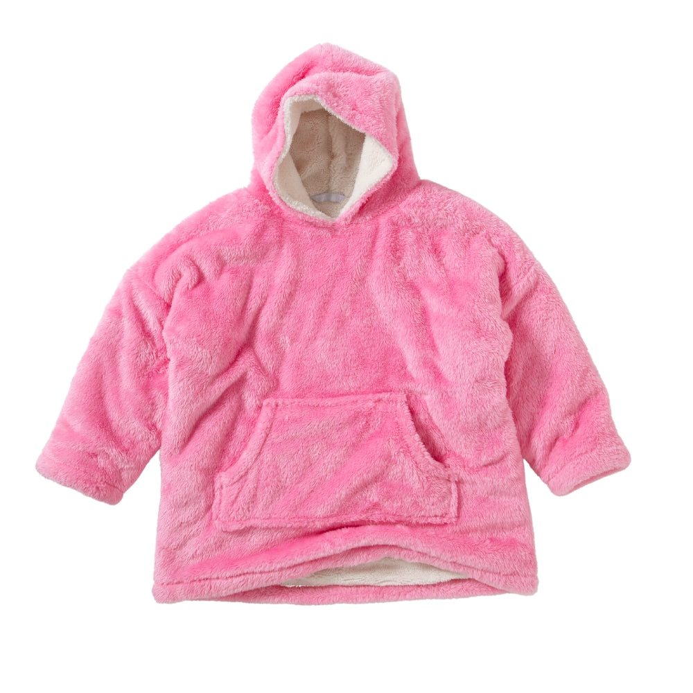 Girls Fluffy Fleece Wearable Hoodie Blanket (8159179833570)