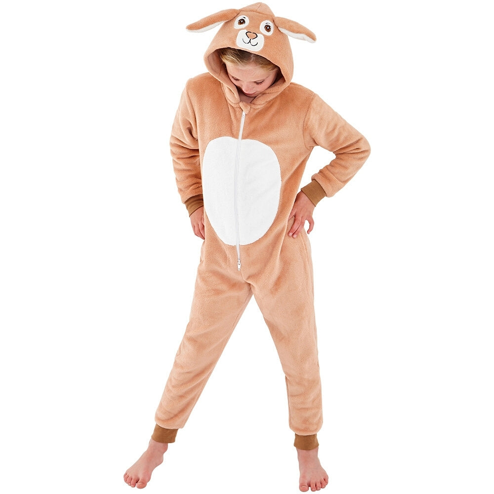 Childs Rabbit Onesie | Rabbit Onesie Brown (4490632003636)