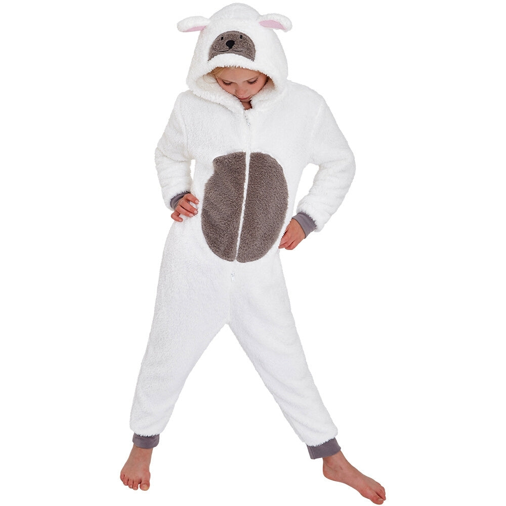 Childs Sheep Onesie | Sheep Fleece Onesie (4490631610420)