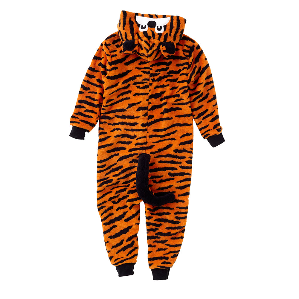 Childs Tiger Fleece Onesie | Tiger Onesie for Kids (4490632691764)
