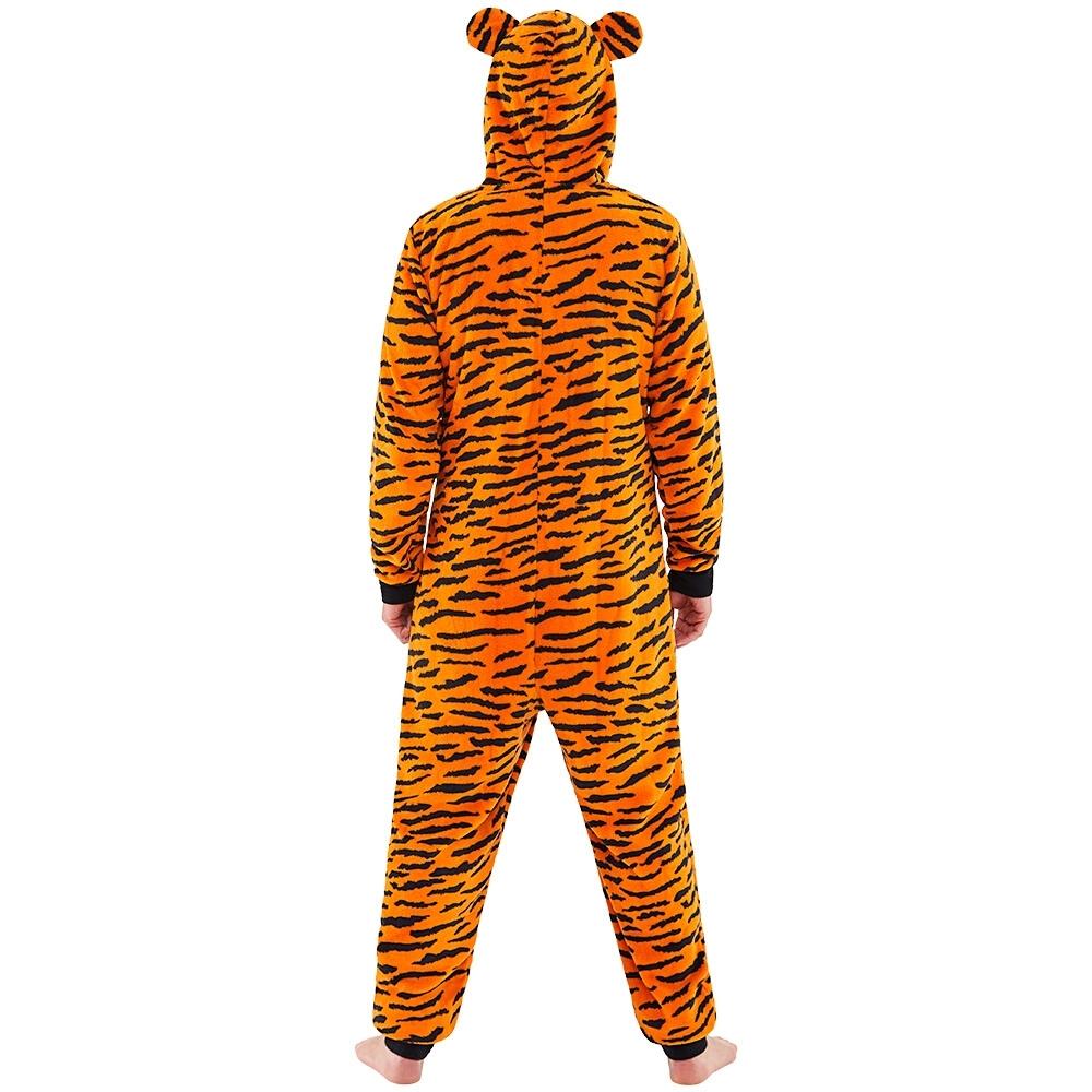 Mens Tiger Fleece Onesie (7825767956706)