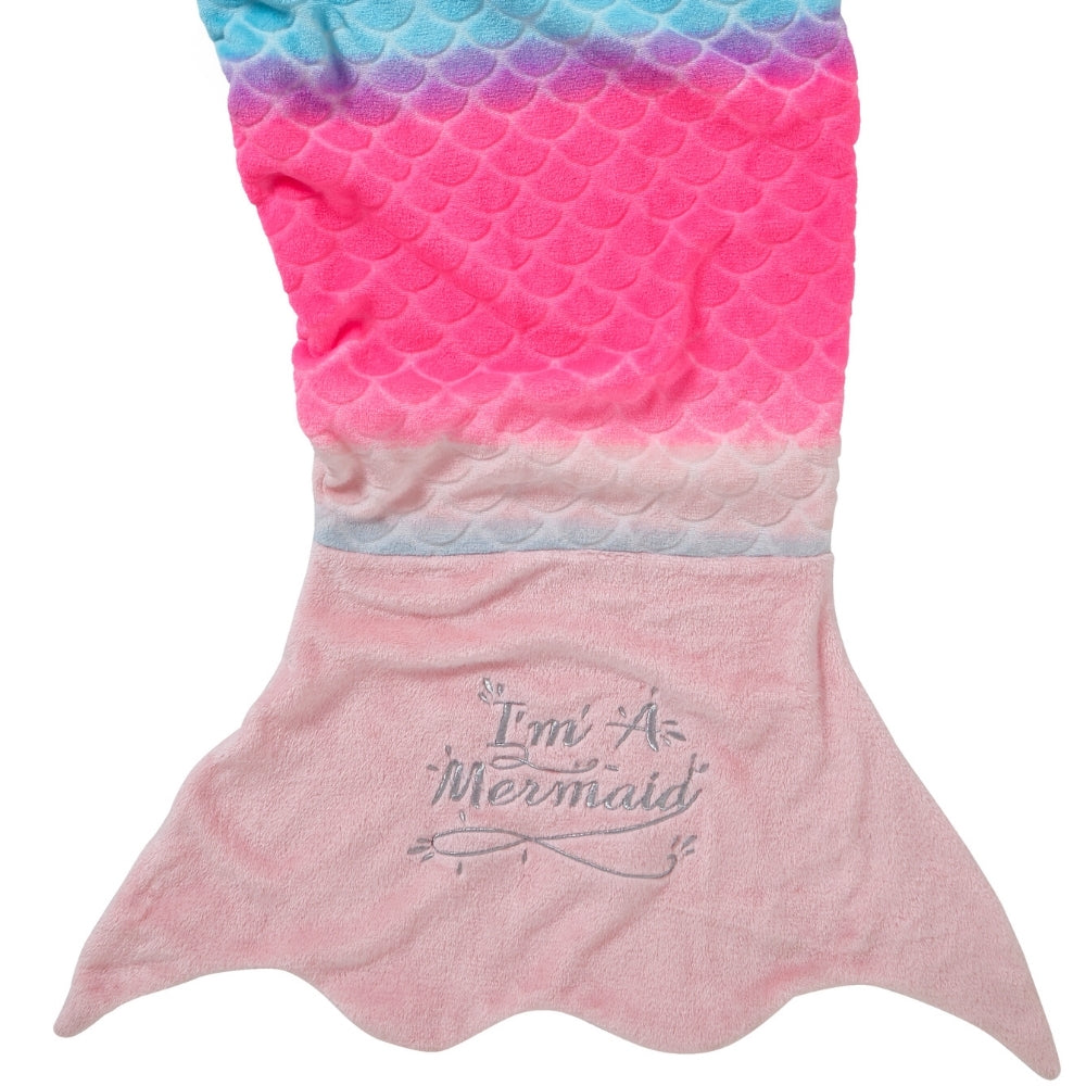 Rainbow Mermaid Tail Novelty Sleeping Bag (7020053266593)