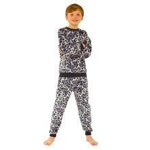 Boys Football Print Velour Pyjamas (14762050781566)