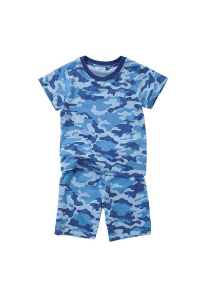 Boys 2 Pack Camo Short Pyjamas