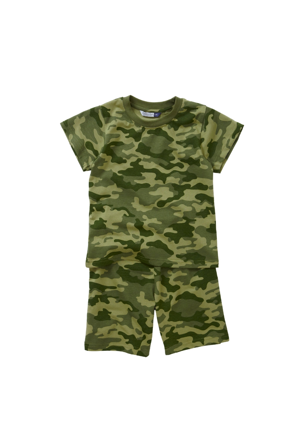 Boys 2 Pack Camo Short Pyjamas