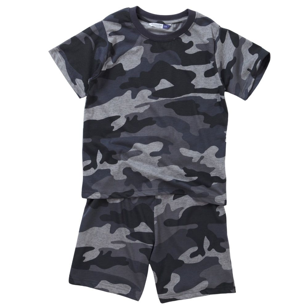 Boys Camo Print Pyjamas