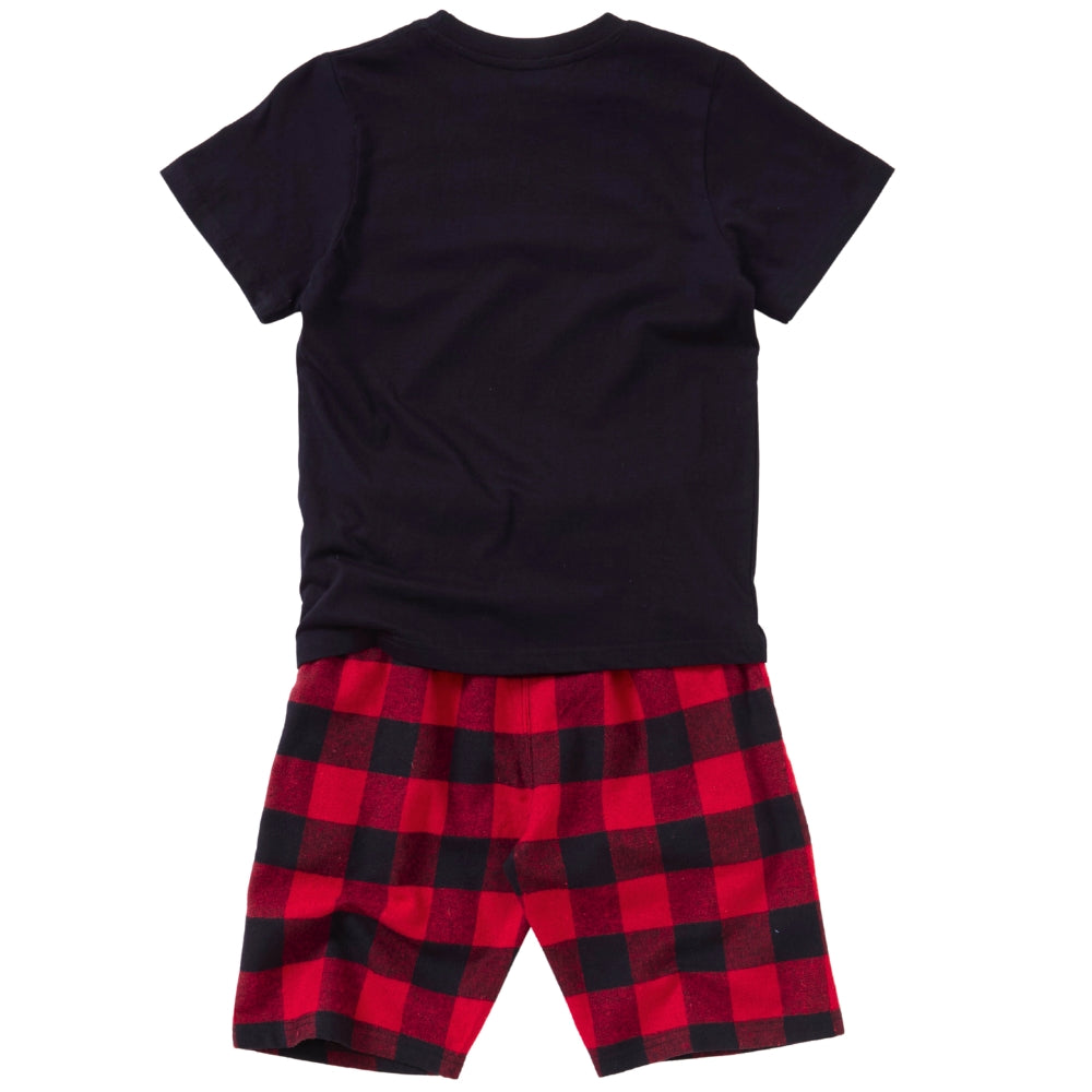 Boys Check Short Pyjamas