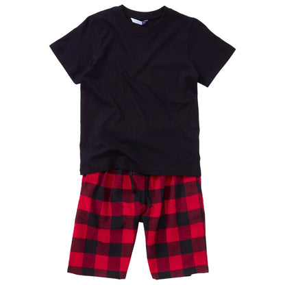 Boys Check Short Pyjamas