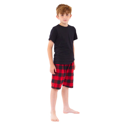 Boys Check Short Pyjamas