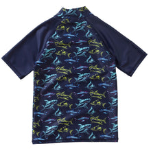 Boys UPF50 Shark Rash Top
