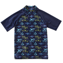 Boys Shark Rash Top