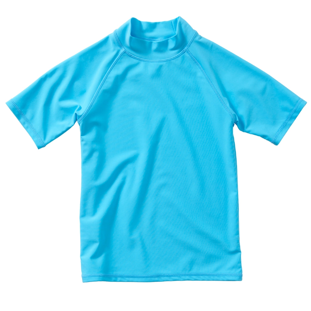 Boys UPF50 2 Pack Shark/Turq Rash Tops
