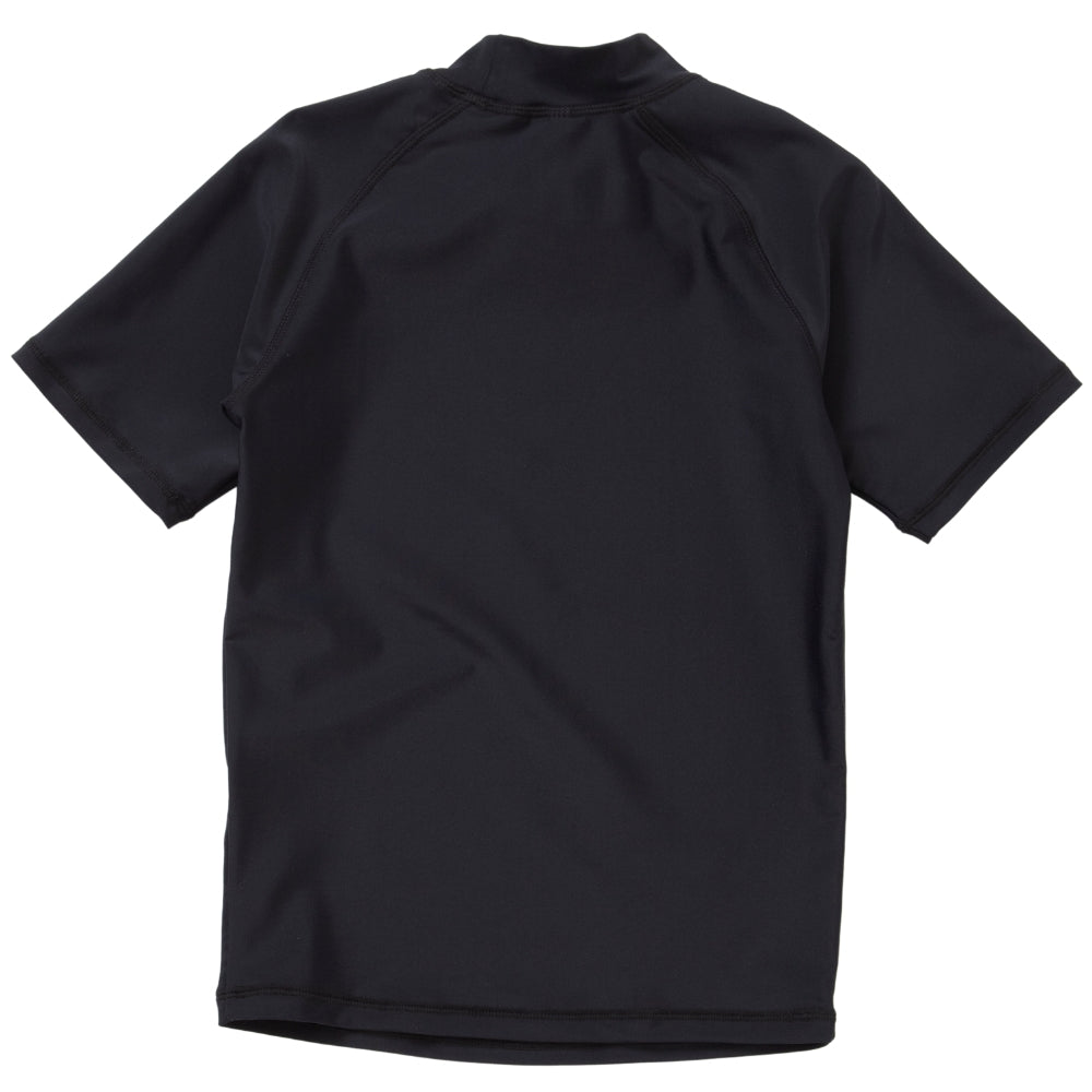 Boys UPF50 Black Rash Top