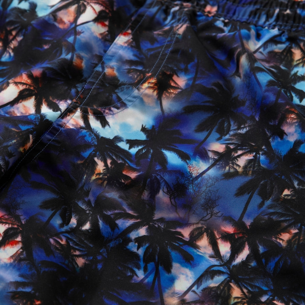 Boys Palm Print Board Shorts