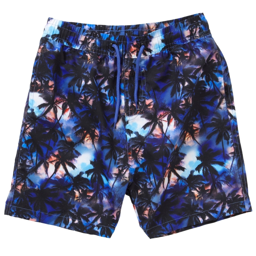 Boys Palm Print Board Shorts