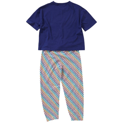 Girls Rainbow Hearts Pyjamas