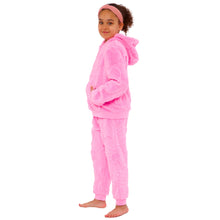 Hearts Embossed Fluffy Fleece Lounge Set