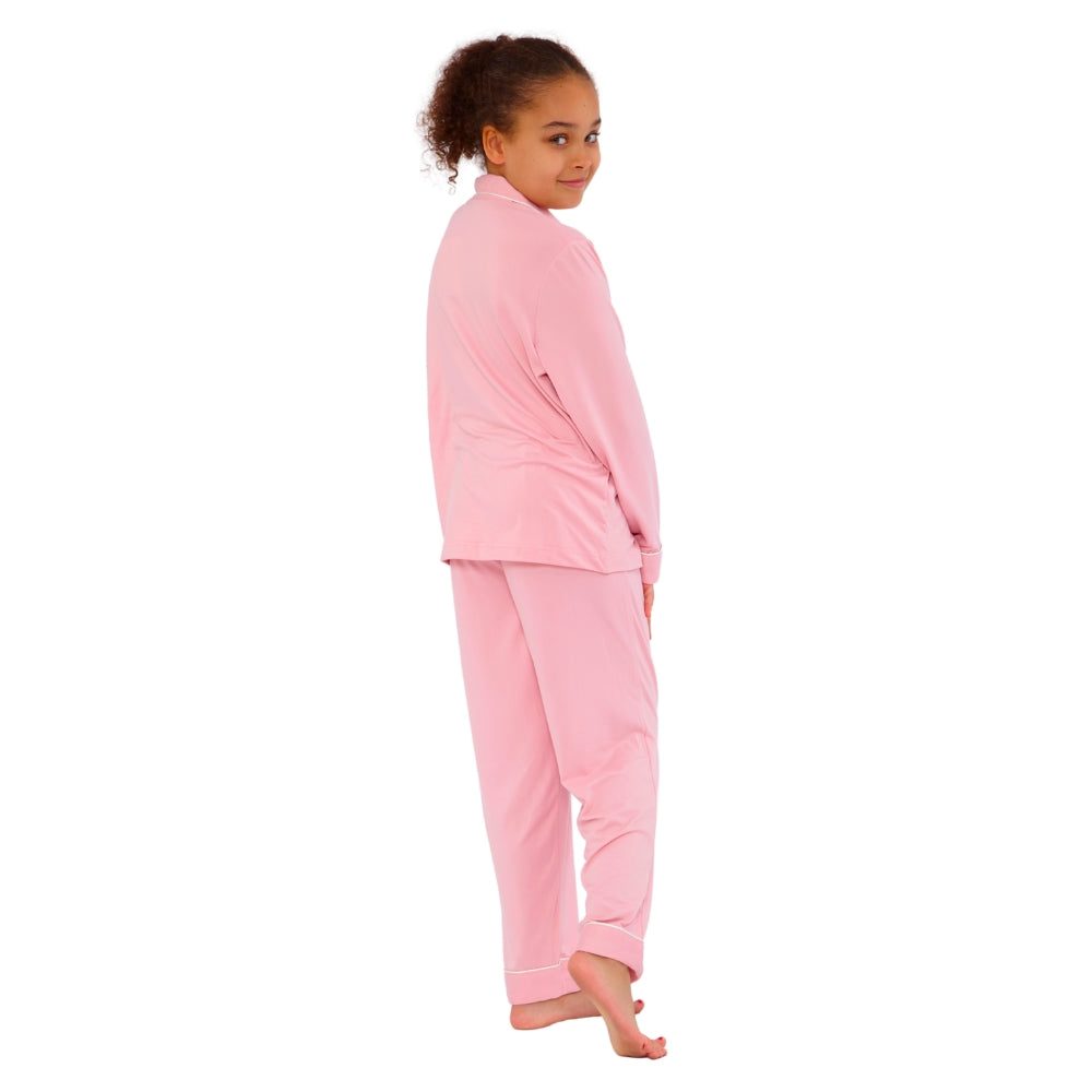 Girls Soft Touch Piped Pyjamas (15592033550718)