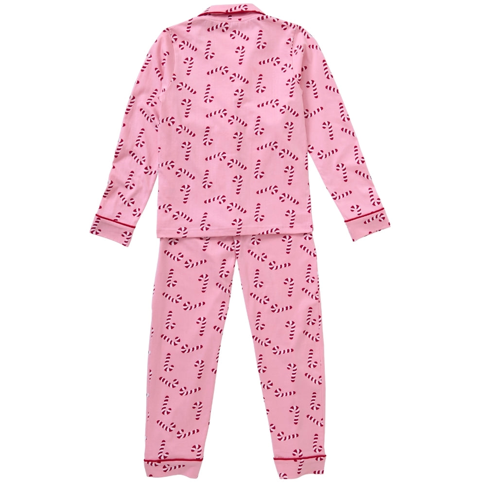 Girls Candy Cane Pyjamas