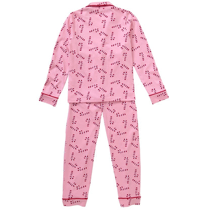 Girls Candy Cane Pyjamas