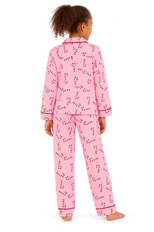 Girls Candy Cane Pyjamas