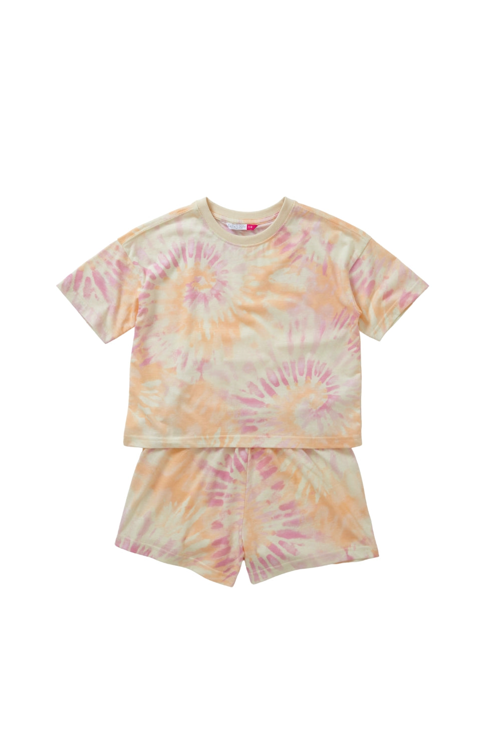 Girls Tie Dye Short Pyjamas