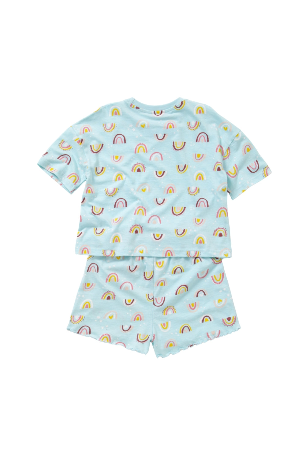 Girls Rainbow Short Pyjamas