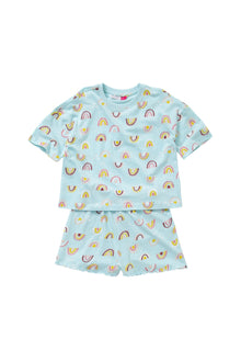 Girls Rainbows Print Short Pyjamas