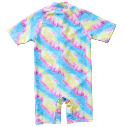 Girls UPF50 Tie Dye Sunsafe Suit