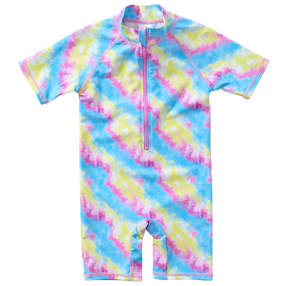 Girls Tie Dye Sunsafe Suit