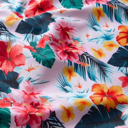 Girls UPF50 Floral Long Sleeve Swimsuit