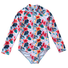 Girls Floral Swimsuit