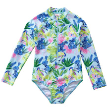 Girls Parrot Swimsuit