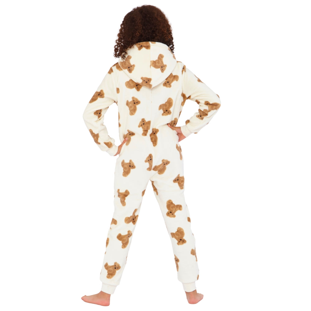 Teddy Bears Print Fleece Onesie (15570952520062)