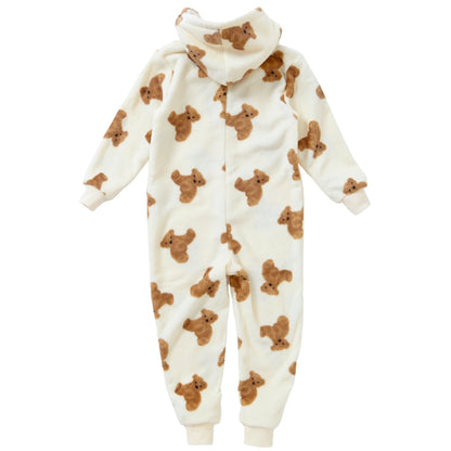 Teddy Bears Print Fleece Onesie (15570952520062)