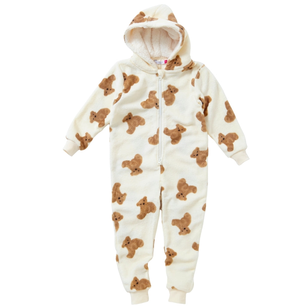 Teddy Bears Print Fleece Onesie (15570952520062)