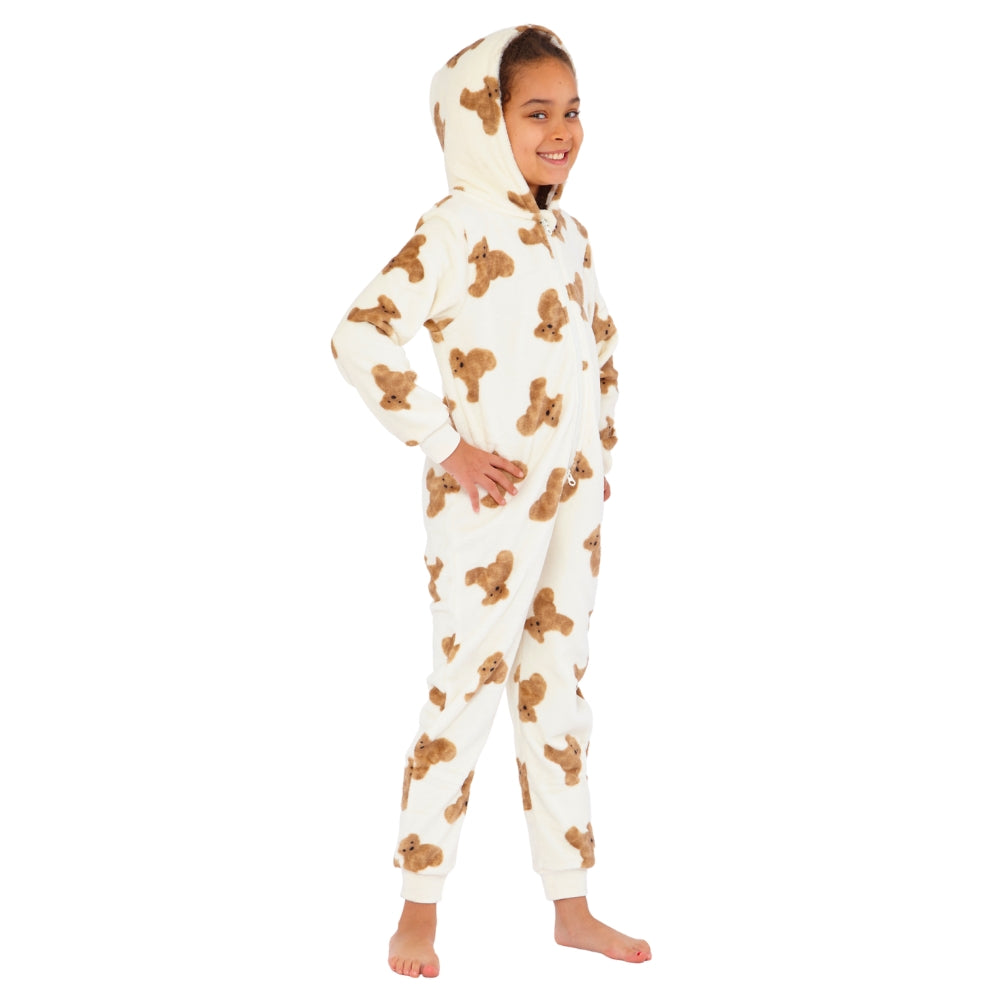 Teddy Bears Print Fleece Onesie (15570952520062)