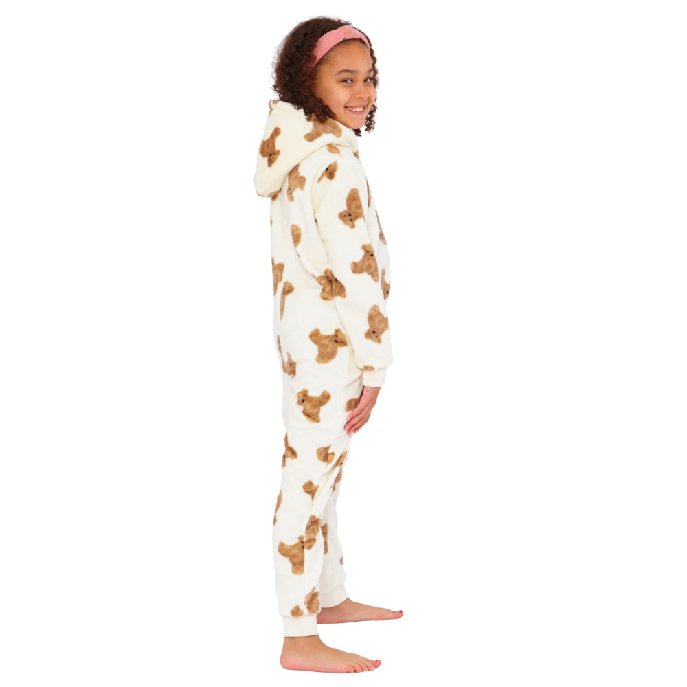 Teddy Bears Print Fleece Onesie (15570952520062)