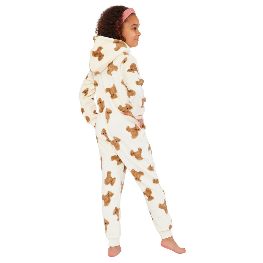 Teddy Bears Print Fleece Onesie (15570952520062)