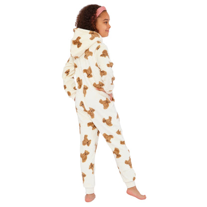 Teddy Bears Print Fleece Onesie (15570952520062)