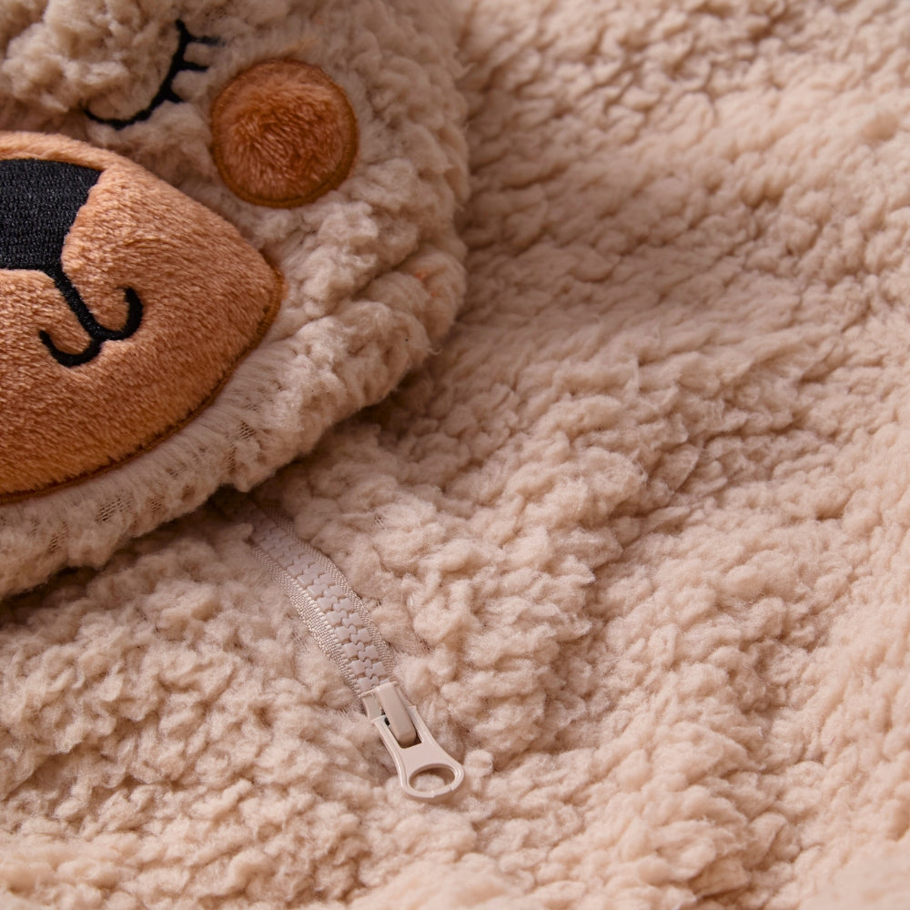 Shaggy Teddy Bear Fleece Onesie (15571114623358)
