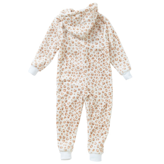 Leopard Print Fleece Onesie (15570994463102)