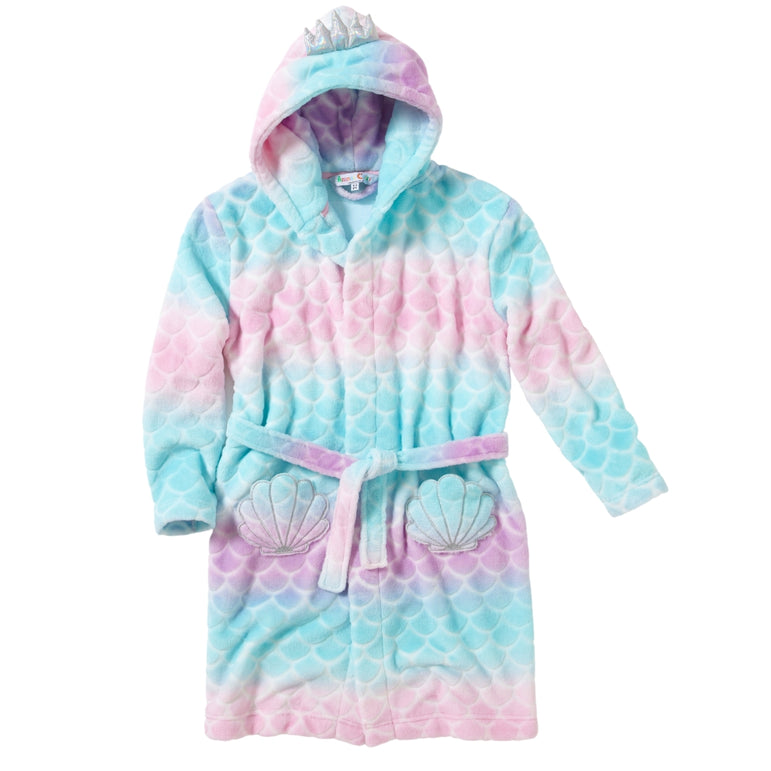 Ombre Mermaid Fleece Gown (8159202836706)