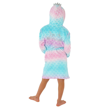 Ombre Mermaid Fleece Gown (8159202836706)