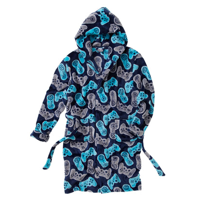Gaming Console Print Dressing Gown (14742319923582)