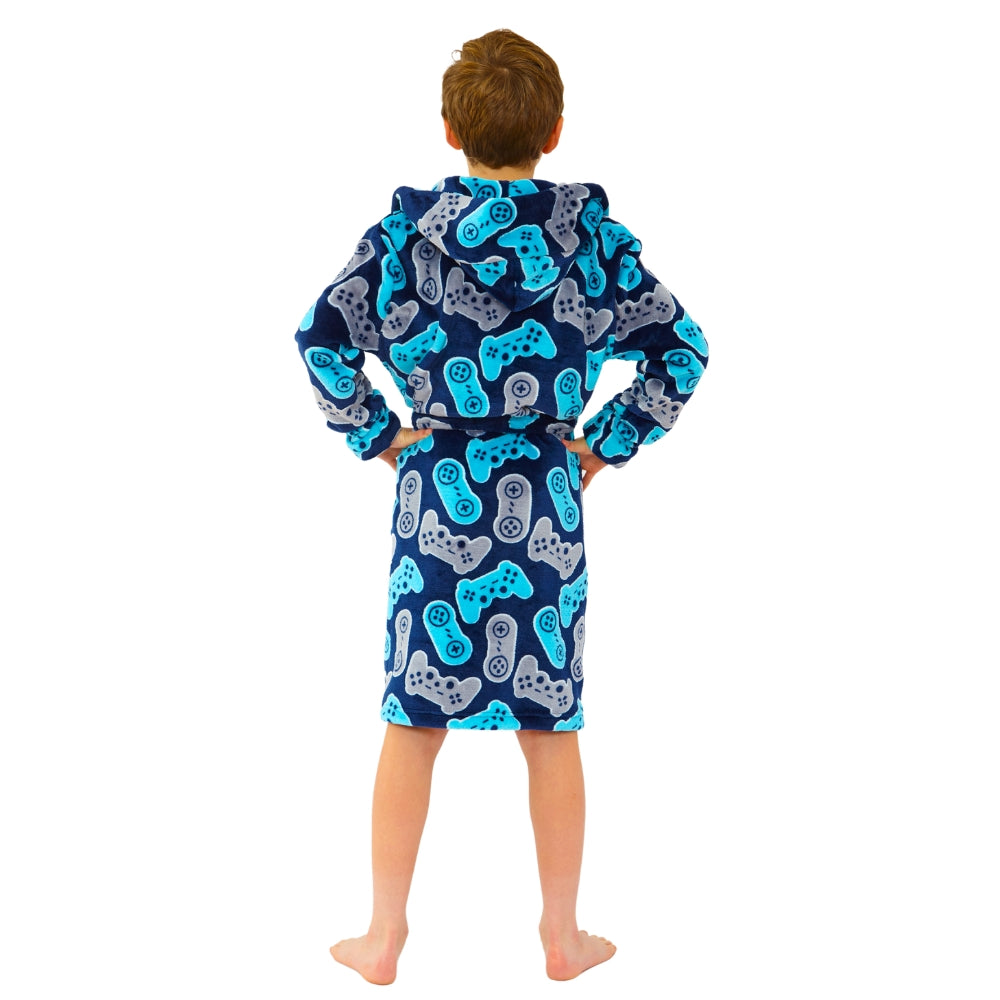 Gaming Console Print Dressing Gown (14742319923582)