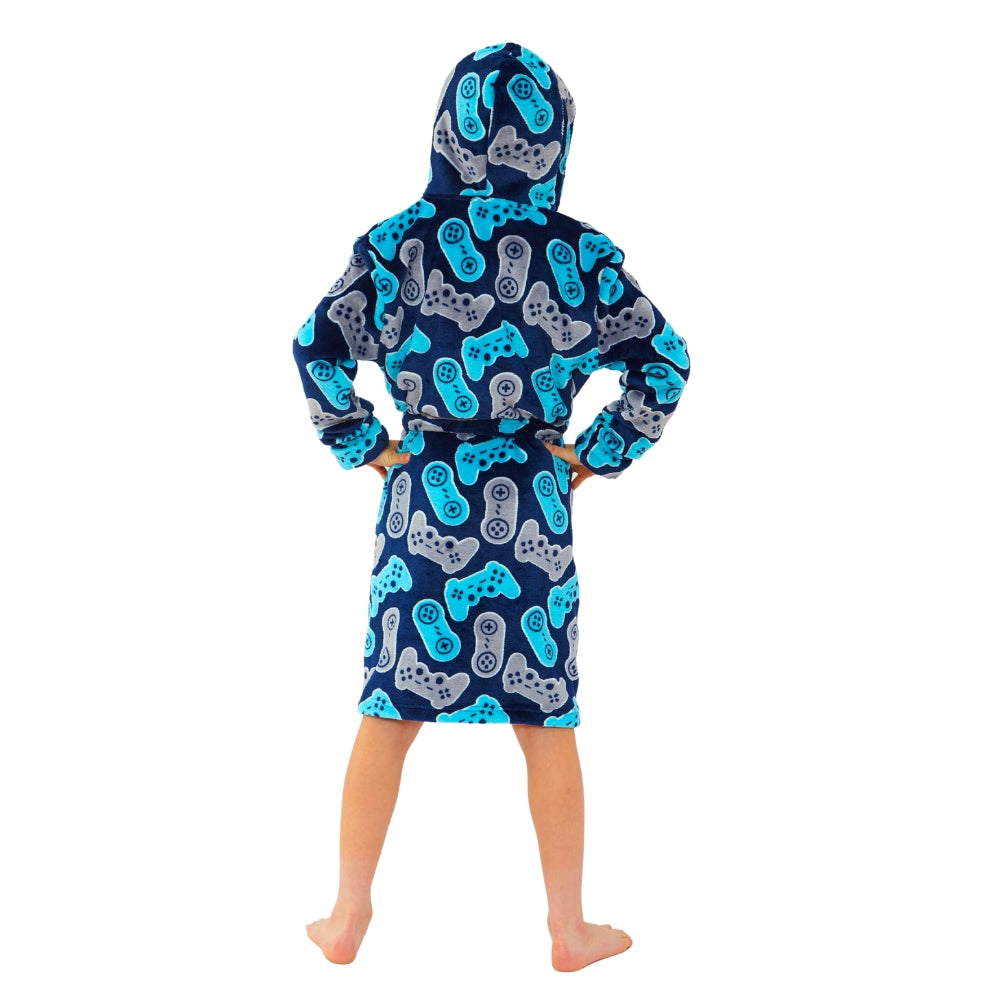 Gaming Console Print Dressing Gown (14742319923582)